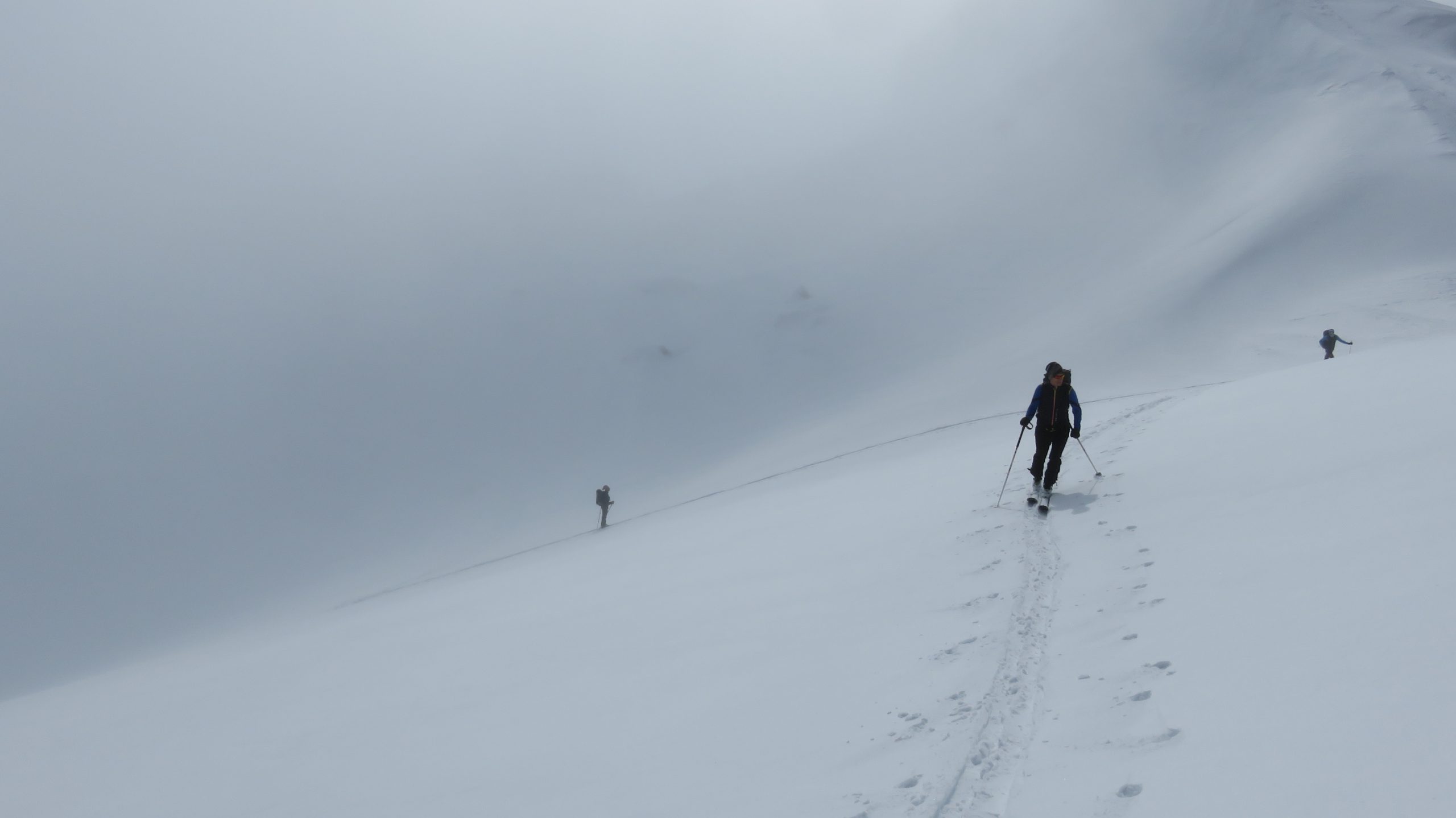 trace de montée / Encantats